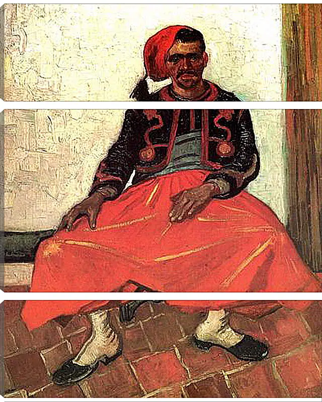 Модульная картина - The Seated Zouave. Винсент Ван Гог