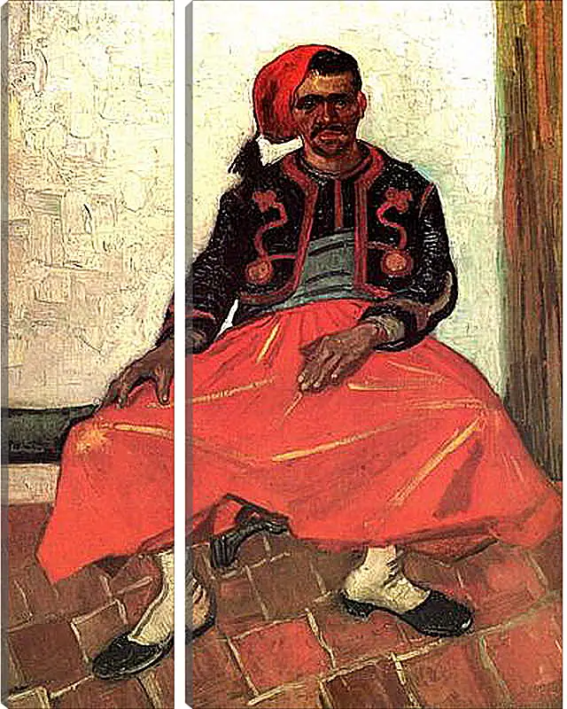 Модульная картина - The Seated Zouave. Винсент Ван Гог