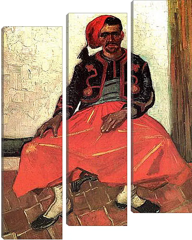 Модульная картина - The Seated Zouave. Винсент Ван Гог