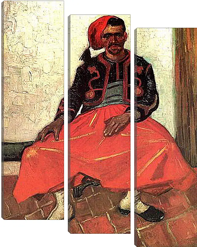 Модульная картина - The Seated Zouave. Винсент Ван Гог