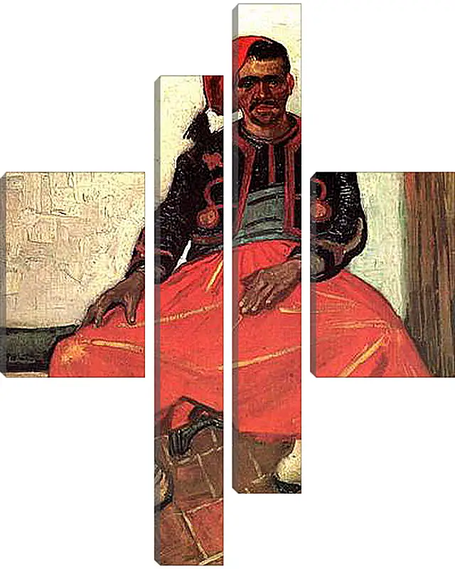 Модульная картина - The Seated Zouave. Винсент Ван Гог