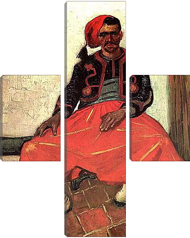 Модульная картина - The Seated Zouave. Винсент Ван Гог