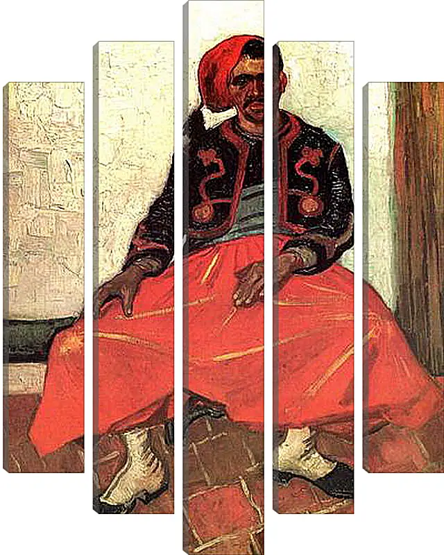 Модульная картина - The Seated Zouave. Винсент Ван Гог