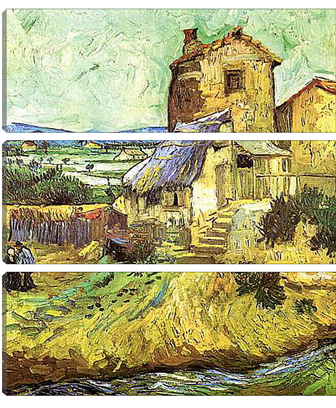 Модульная картина - The Old Mill. Винсент Ван Гог