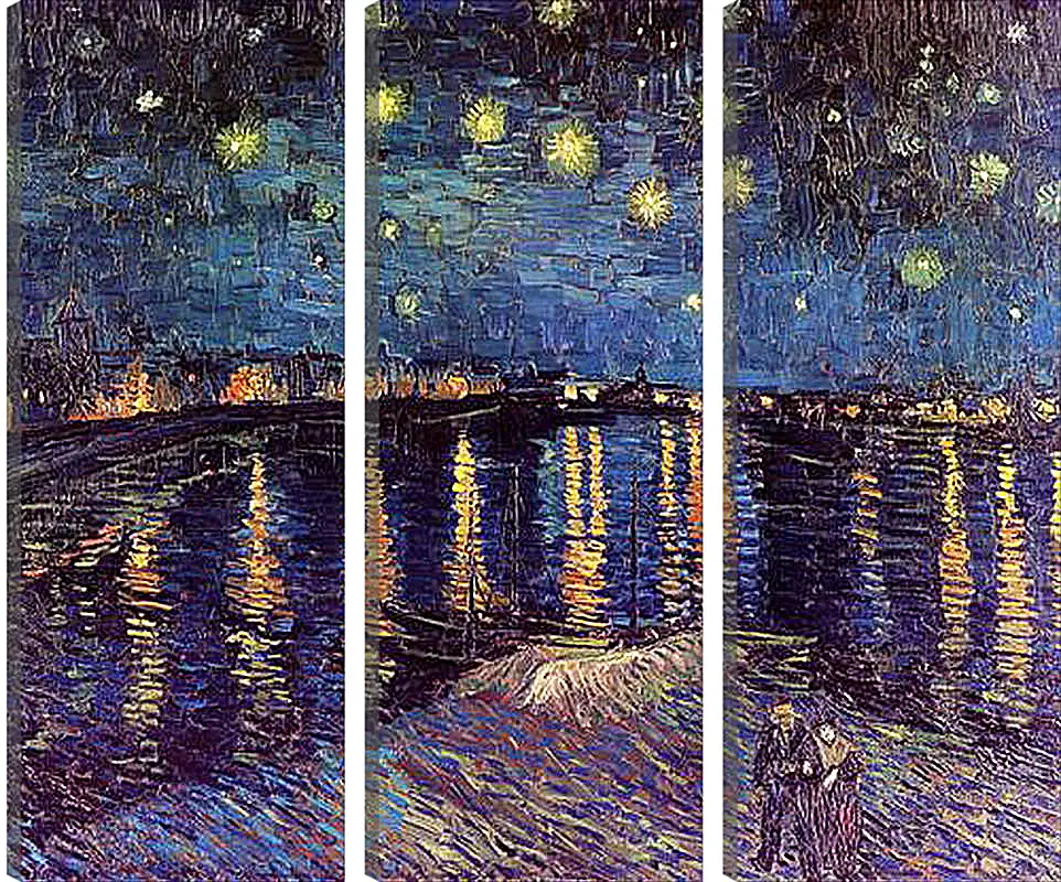 Модульная картина - Starry Night Over the Rhone. Винсент Ван Гог