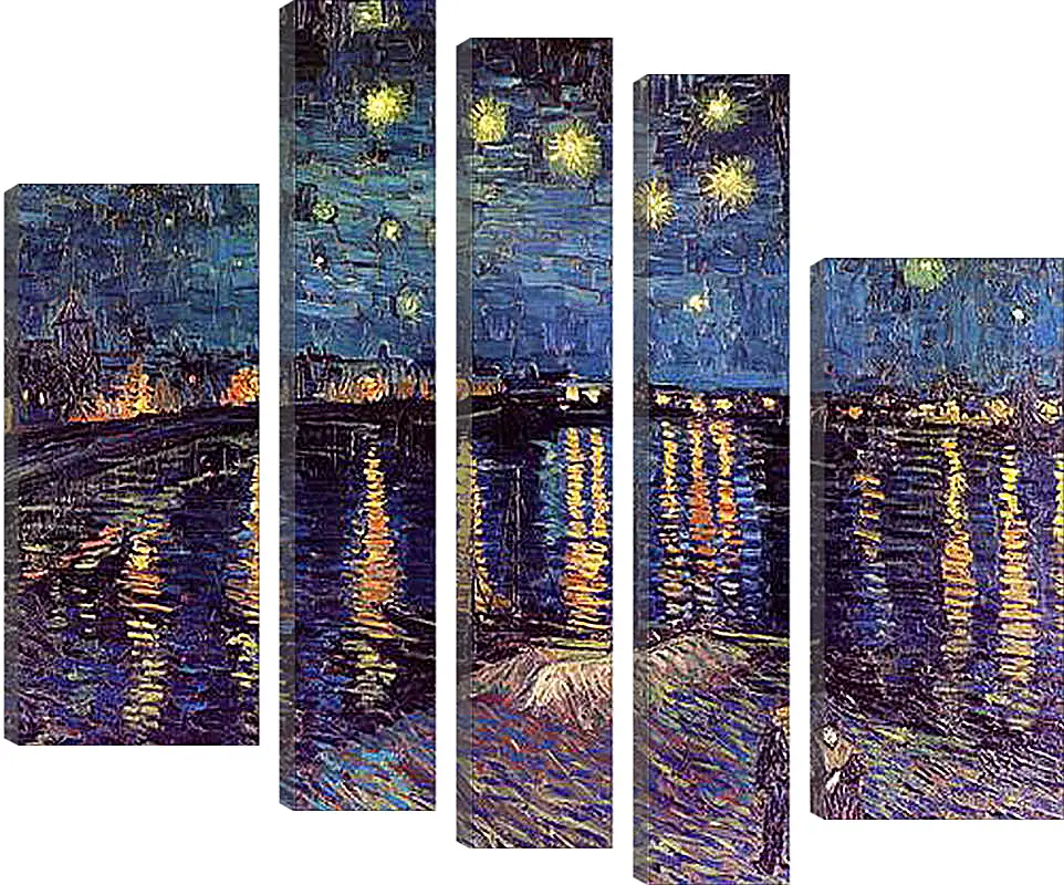 Модульная картина - Starry Night Over the Rhone. Винсент Ван Гог