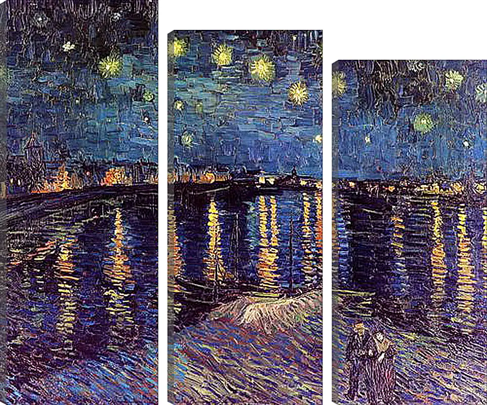 Модульная картина - Starry Night Over the Rhone. Винсент Ван Гог