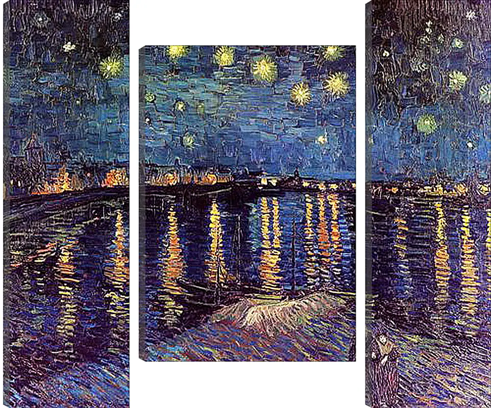 Модульная картина - Starry Night Over the Rhone. Винсент Ван Гог