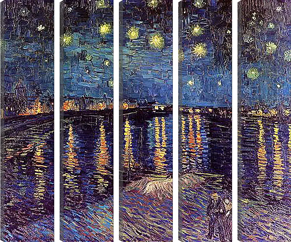 Модульная картина - Starry Night Over the Rhone. Винсент Ван Гог