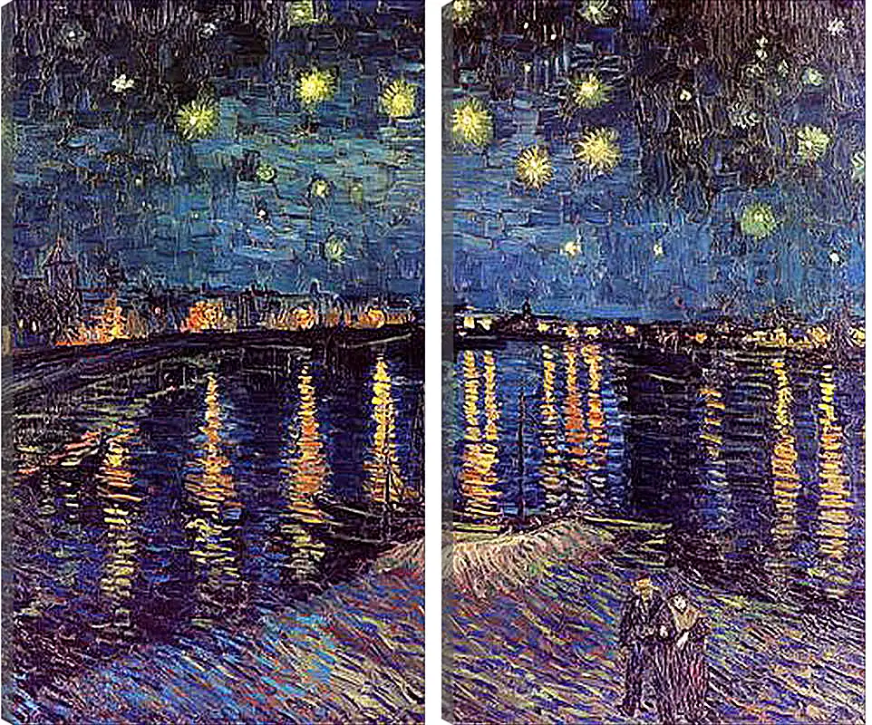 Модульная картина - Starry Night Over the Rhone. Винсент Ван Гог