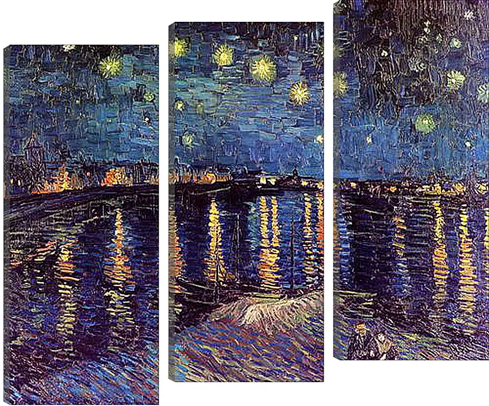 Модульная картина - Starry Night Over the Rhone. Винсент Ван Гог