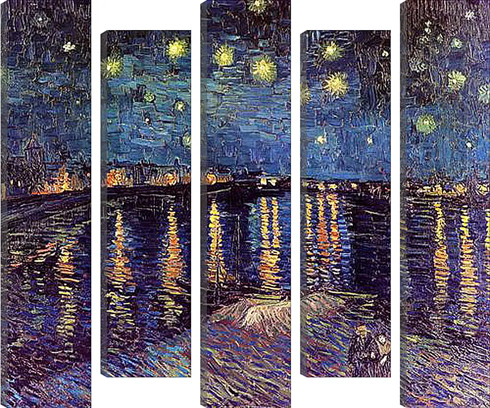 Модульная картина - Starry Night Over the Rhone. Винсент Ван Гог