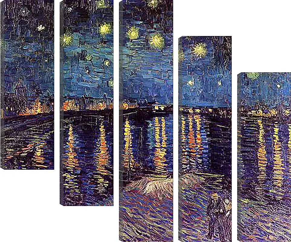 Модульная картина - Starry Night Over the Rhone. Винсент Ван Гог