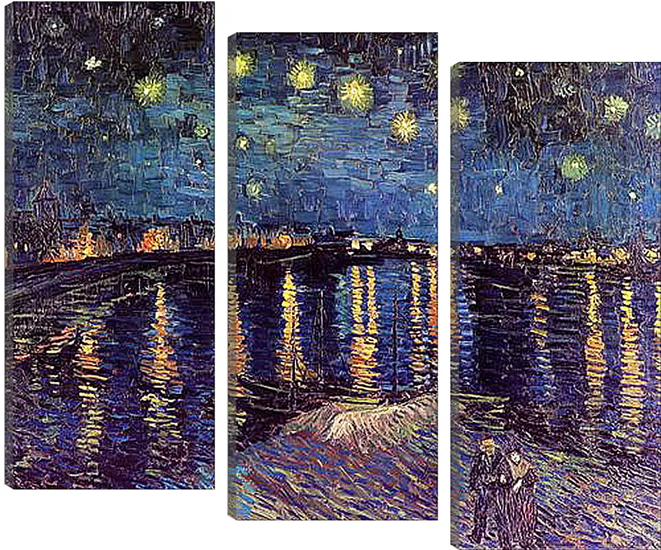 Модульная картина - Starry Night Over the Rhone. Винсент Ван Гог