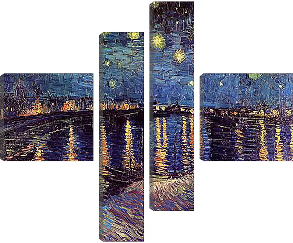 Модульная картина - Starry Night Over the Rhone. Винсент Ван Гог