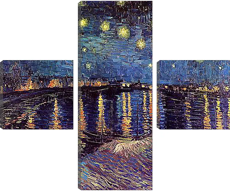 Модульная картина - Starry Night Over the Rhone. Винсент Ван Гог