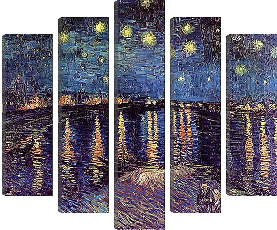 Модульная картина - Starry Night Over the Rhone. Винсент Ван Гог