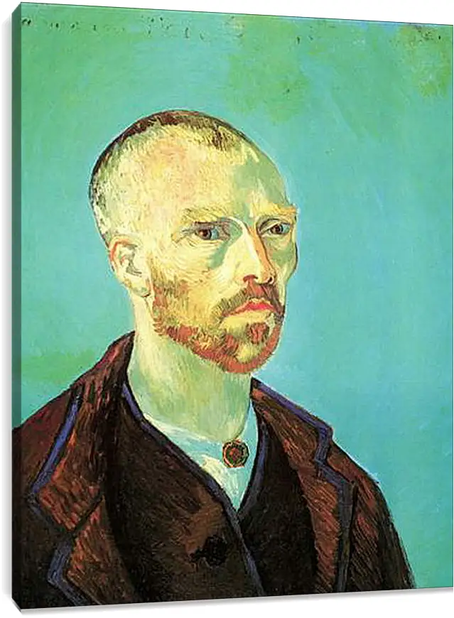 Постер и плакат - Self-Portrait Dedicated to Paul Gauguin. Винсент Ван Гог