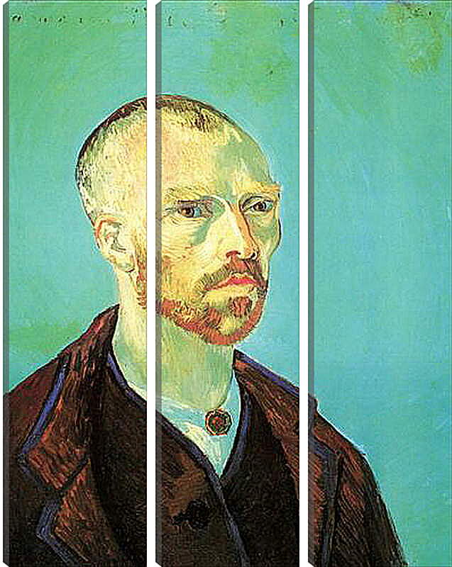 Модульная картина - Self-Portrait Dedicated to Paul Gauguin. Винсент Ван Гог