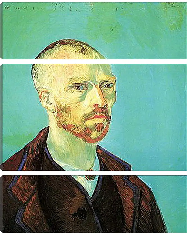 Модульная картина - Self-Portrait Dedicated to Paul Gauguin. Винсент Ван Гог