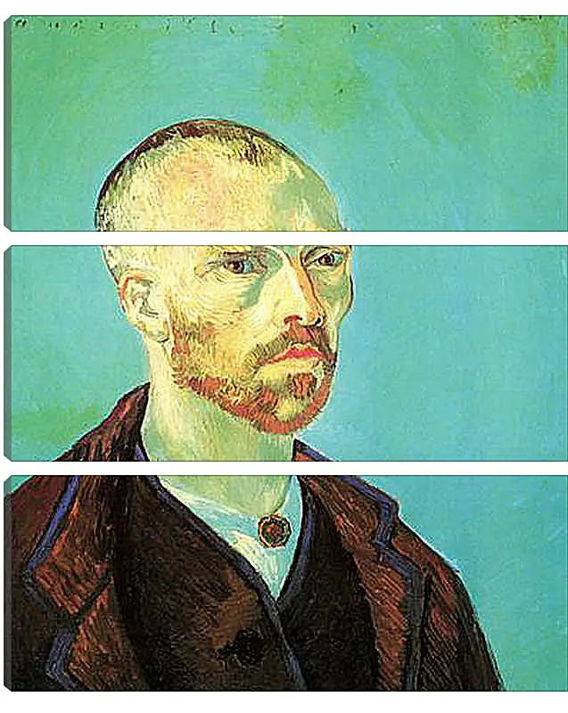 Модульная картина - Self-Portrait Dedicated to Paul Gauguin. Винсент Ван Гог