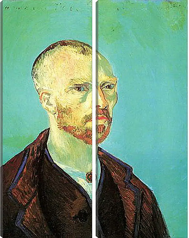 Модульная картина - Self-Portrait Dedicated to Paul Gauguin. Винсент Ван Гог