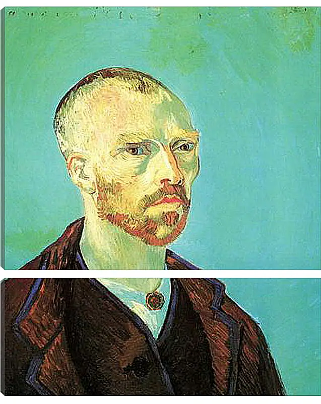 Модульная картина - Self-Portrait Dedicated to Paul Gauguin. Винсент Ван Гог