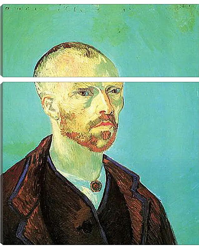 Модульная картина - Self-Portrait Dedicated to Paul Gauguin. Винсент Ван Гог