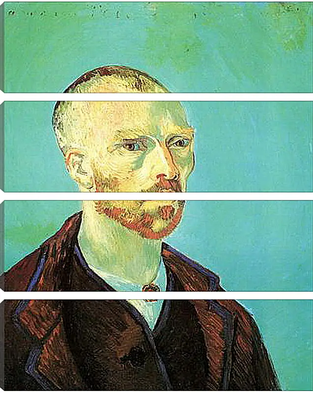 Модульная картина - Self-Portrait Dedicated to Paul Gauguin. Винсент Ван Гог