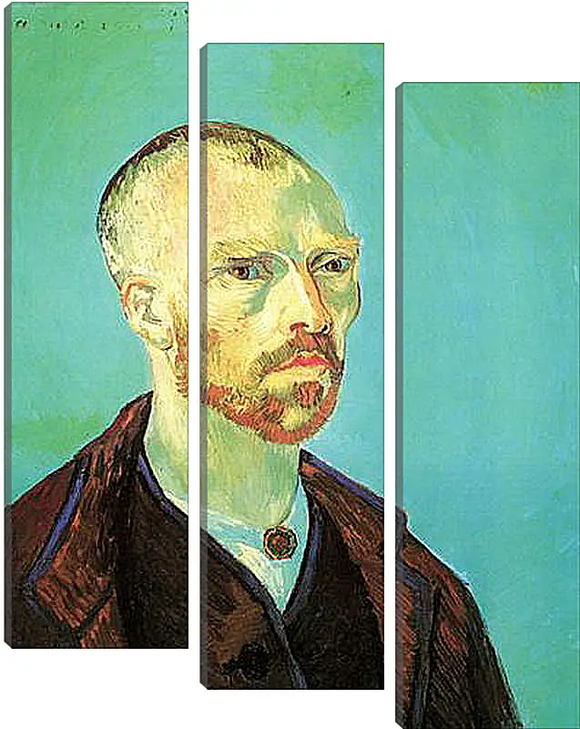 Модульная картина - Self-Portrait Dedicated to Paul Gauguin. Винсент Ван Гог