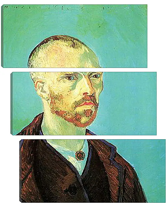 Модульная картина - Self-Portrait Dedicated to Paul Gauguin. Винсент Ван Гог