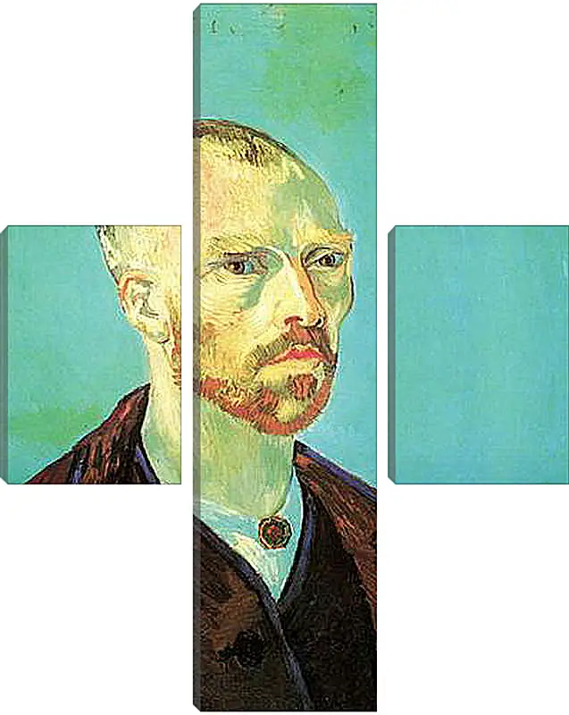 Модульная картина - Self-Portrait Dedicated to Paul Gauguin. Винсент Ван Гог