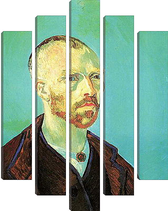 Модульная картина - Self-Portrait Dedicated to Paul Gauguin. Винсент Ван Гог