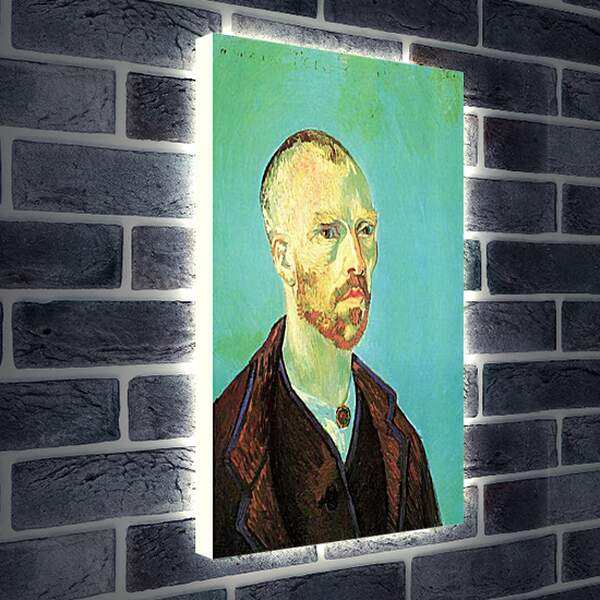 Лайтбокс световая панель - Self-Portrait Dedicated to Paul Gauguin. Винсент Ван Гог