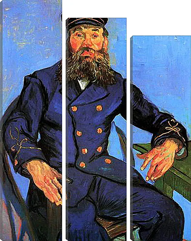 Модульная картина - Portrait of the Postman Joseph Roulin 5. Винсент Ван Гог