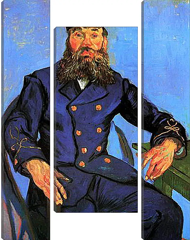 Модульная картина - Portrait of the Postman Joseph Roulin 5. Винсент Ван Гог