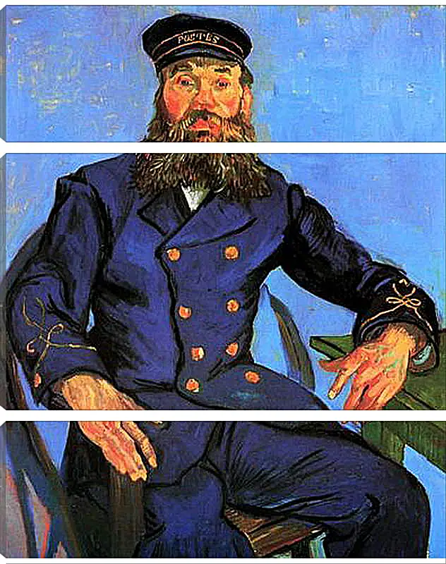 Модульная картина - Portrait of the Postman Joseph Roulin 5. Винсент Ван Гог