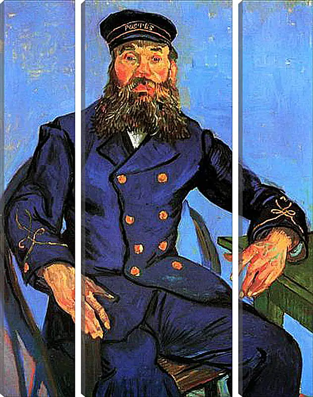 Модульная картина - Portrait of the Postman Joseph Roulin 5. Винсент Ван Гог