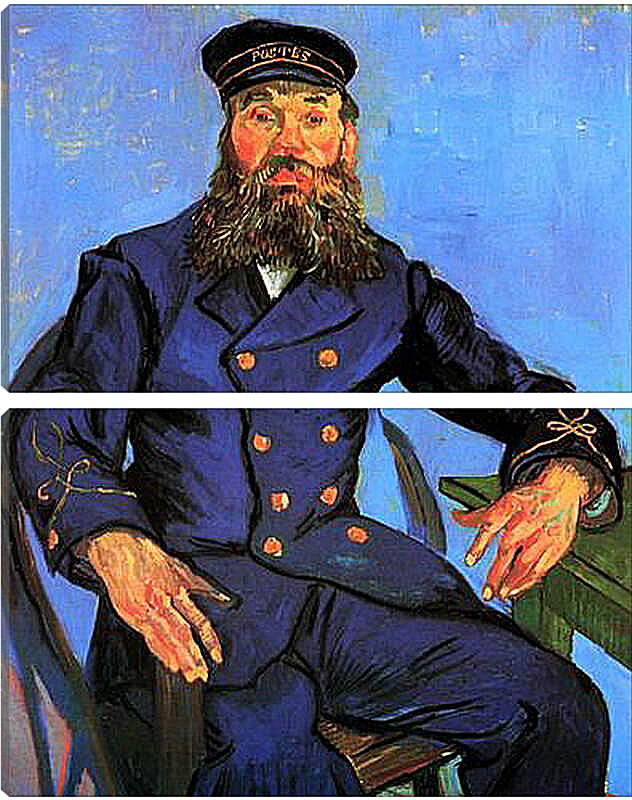 Модульная картина - Portrait of the Postman Joseph Roulin 5. Винсент Ван Гог