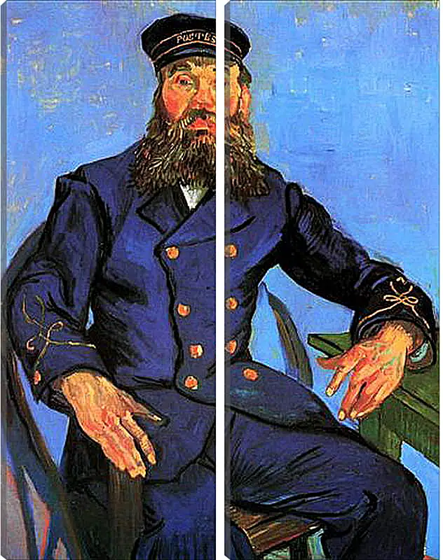 Модульная картина - Portrait of the Postman Joseph Roulin 5. Винсент Ван Гог