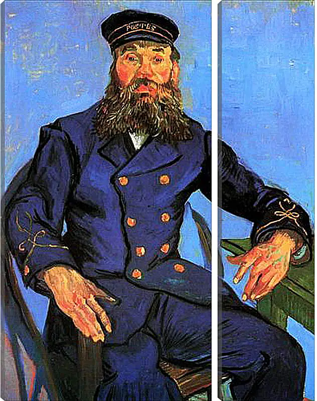 Модульная картина - Portrait of the Postman Joseph Roulin 5. Винсент Ван Гог