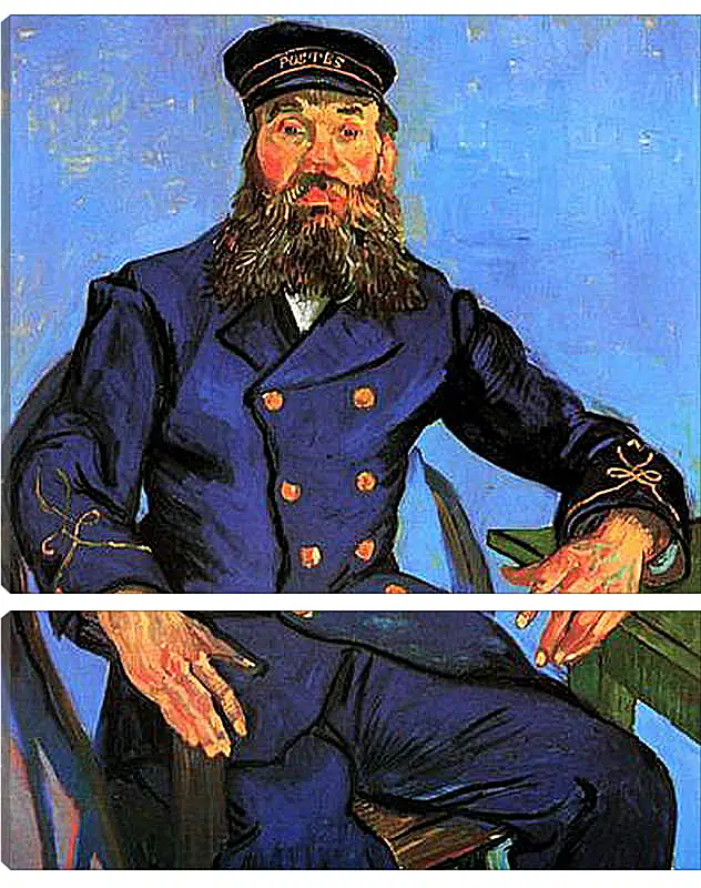 Модульная картина - Portrait of the Postman Joseph Roulin 5. Винсент Ван Гог