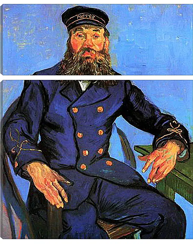 Модульная картина - Portrait of the Postman Joseph Roulin 5. Винсент Ван Гог