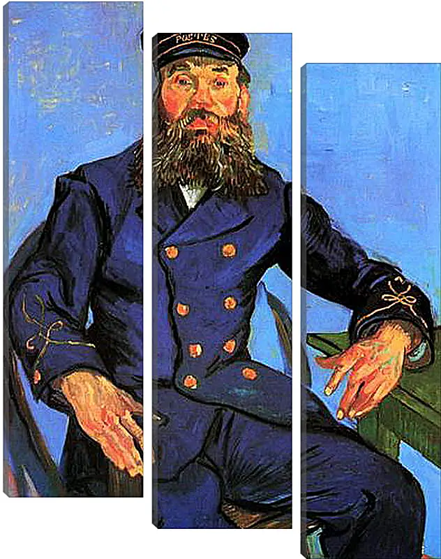 Модульная картина - Portrait of the Postman Joseph Roulin 5. Винсент Ван Гог