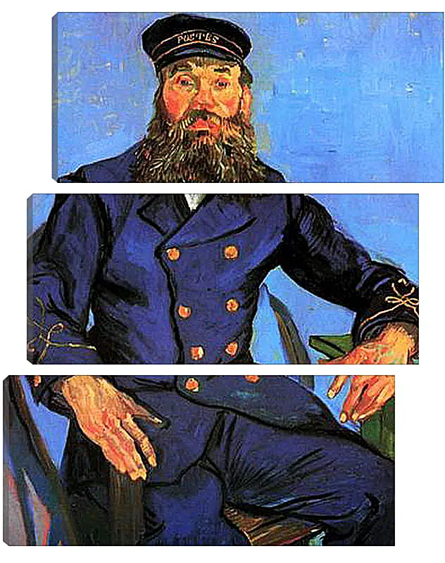 Модульная картина - Portrait of the Postman Joseph Roulin 5. Винсент Ван Гог