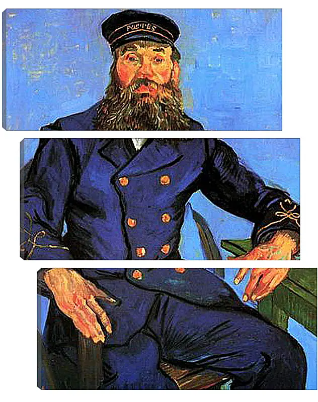 Модульная картина - Portrait of the Postman Joseph Roulin 5. Винсент Ван Гог