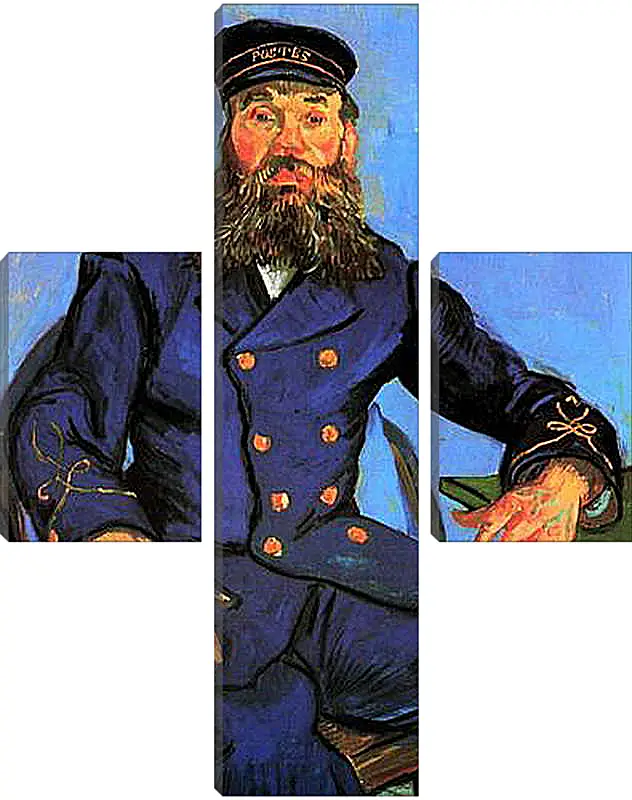 Модульная картина - Portrait of the Postman Joseph Roulin 5. Винсент Ван Гог