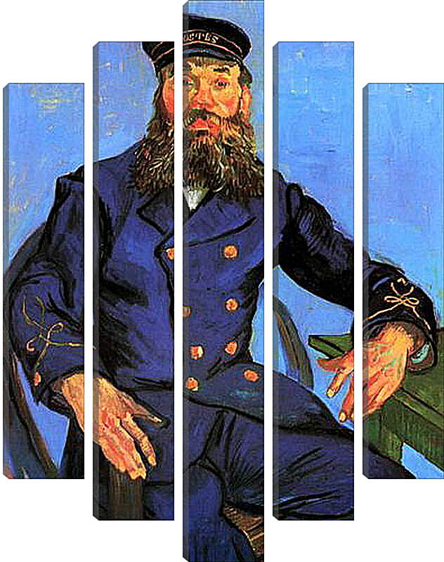 Модульная картина - Portrait of the Postman Joseph Roulin 5. Винсент Ван Гог