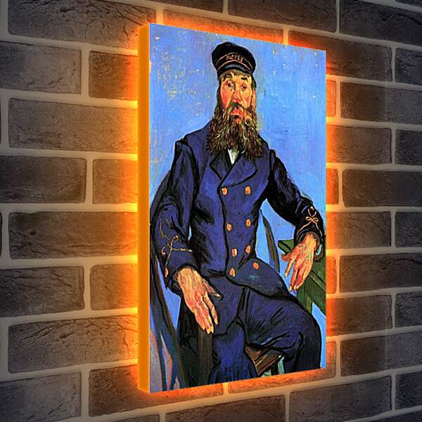 Лайтбокс световая панель - Portrait of the Postman Joseph Roulin 5. Винсент Ван Гог