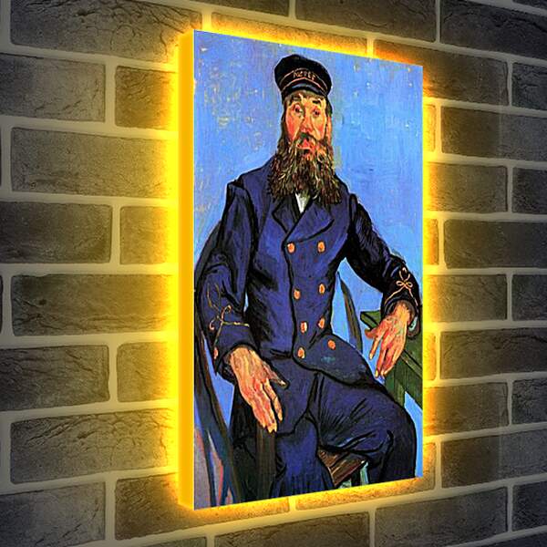 Лайтбокс световая панель - Portrait of the Postman Joseph Roulin 5. Винсент Ван Гог